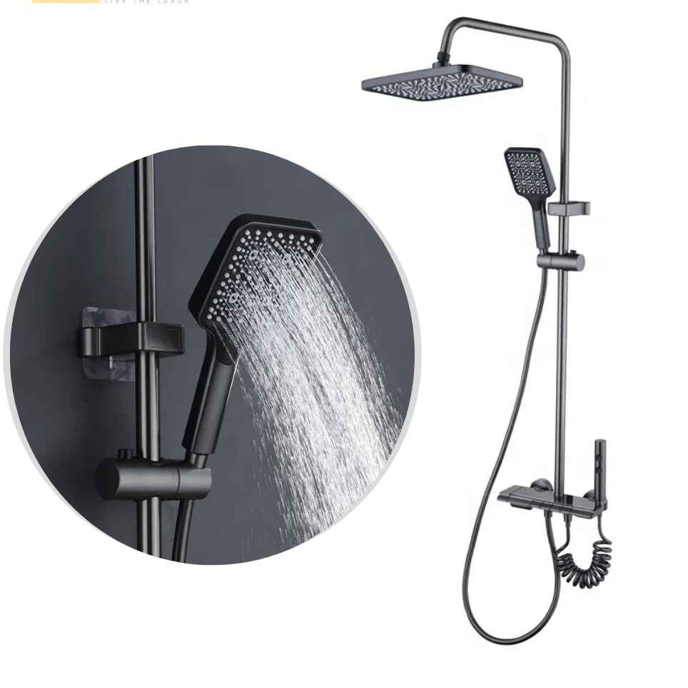 LED Shower System – Rainfall & Hand Shower Set