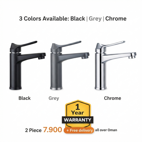 2 PCs Stylish Basin Mixers