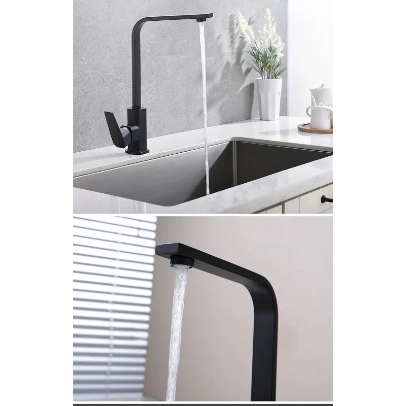 L-Shape Stainless Steel Kitchen Faucet